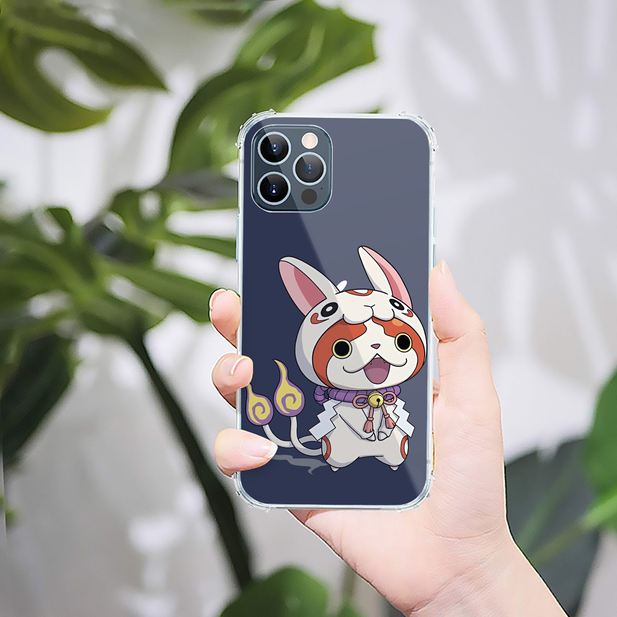 （画像用） 妖怪ウォッチ Yo-kai Watch 【iPhone 12シリーズ対応】透明スマホケース（クリアソフトケース）